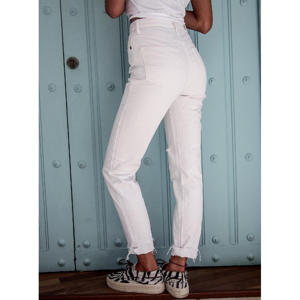 Dolfie JEANS WOMAN NINA - JEANS WHITE RETRO