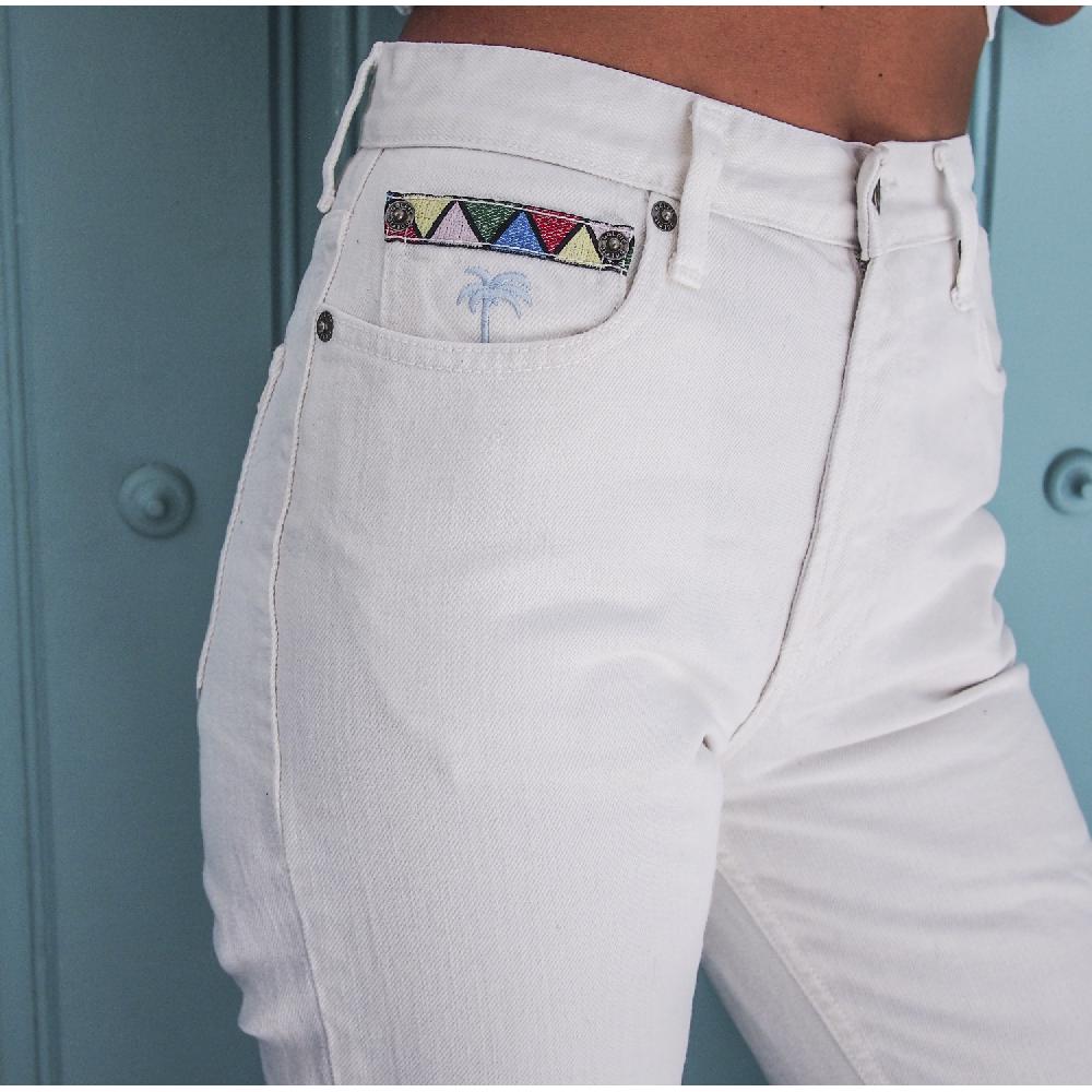Dolfie JEANS WOMAN NINA - JEANS WHITE RETRO