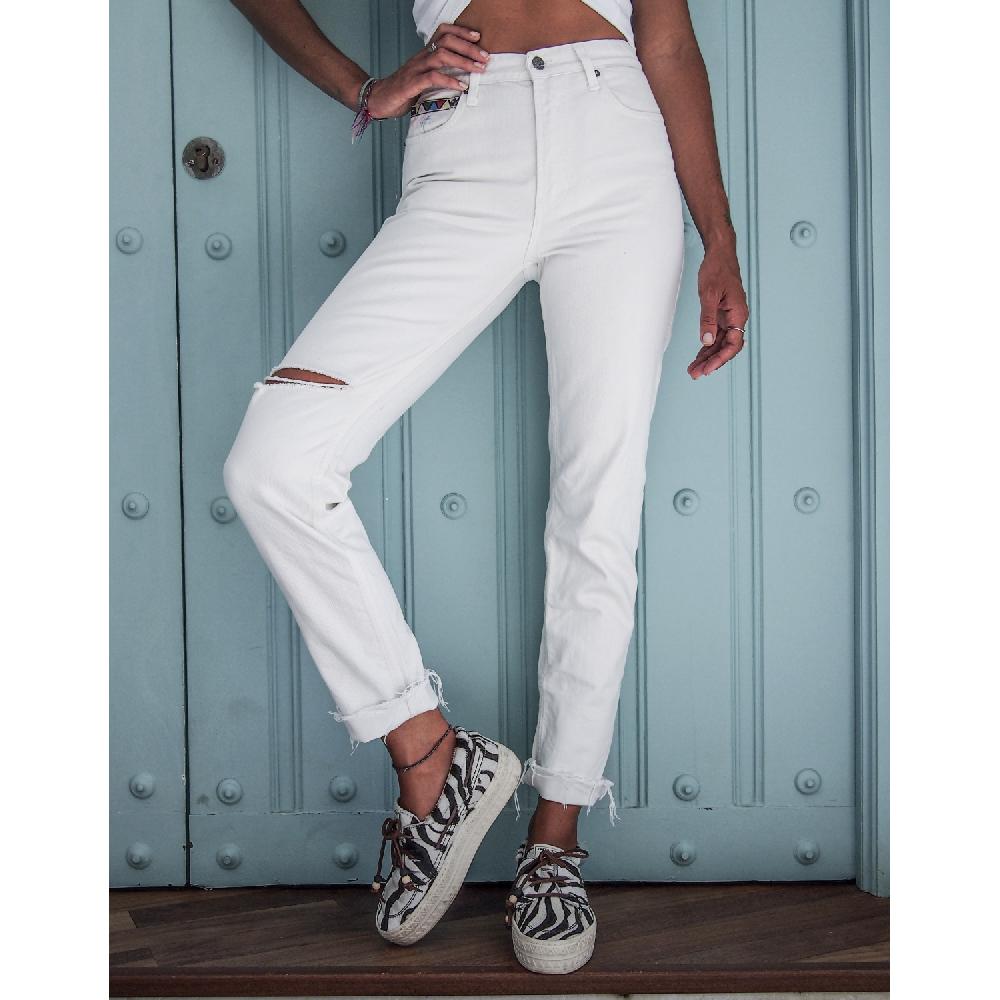 Dolfie JEANS WOMAN NINA - JEANS WHITE RETRO