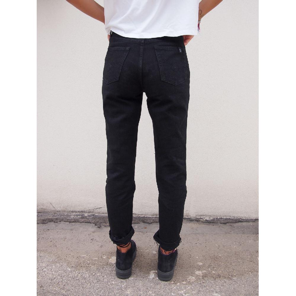 Dolfie JEANS WOMAN ROSE - JEANS BLACK RETRO
