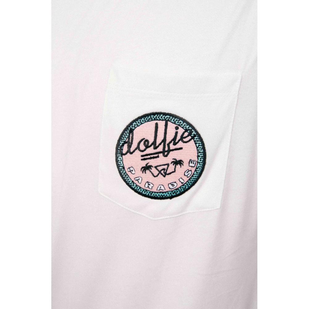 Dolfie TANK TOP MAN 1 - PARADISE PATCH WHITE