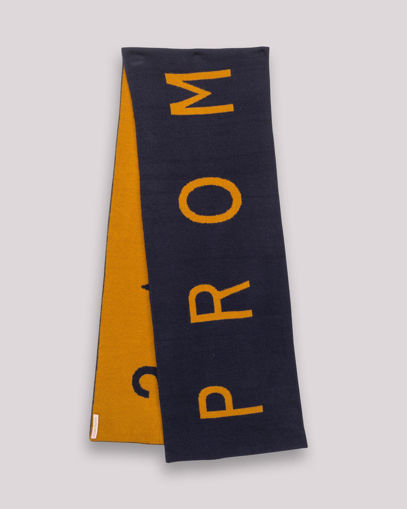 Dolores Promesas Bufanda Maxi Estela Azul Y Mostaza