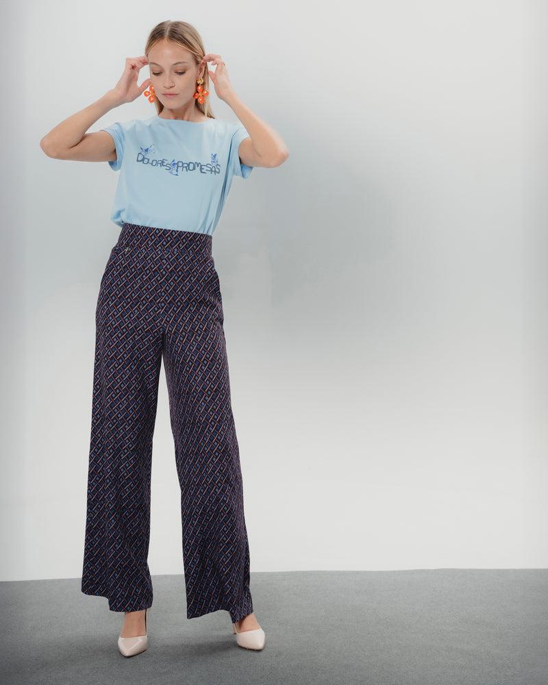 Dolores promesas Camiseta Dolores y Tula Azul Casual