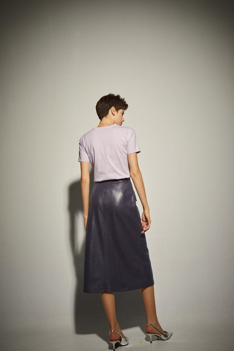 Dolores Promesas Camiseta Lila Letrero Dolores Promesas