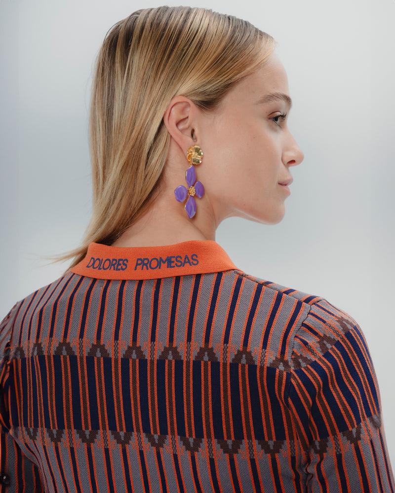 Dolores Promesas Chaqueta Tipo Polo Geométrica Luna