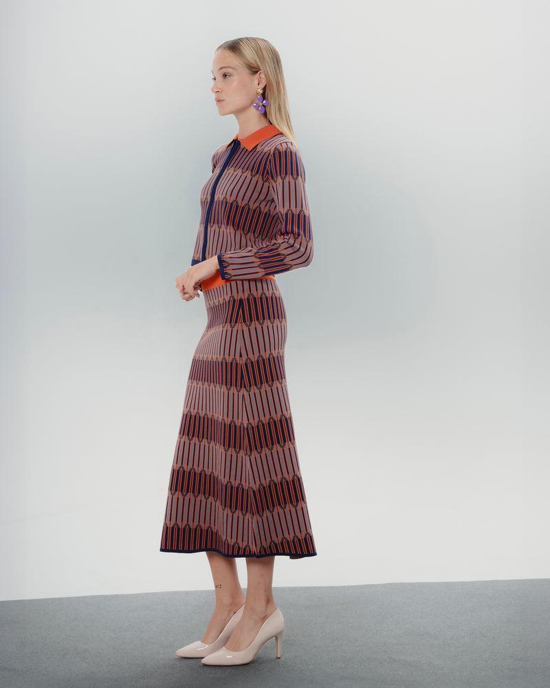 Dolores Promesas Chaqueta Tipo Polo Geométrica Luna