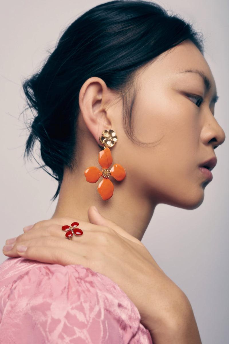 Dolores promesas Anillo Cassia Granate