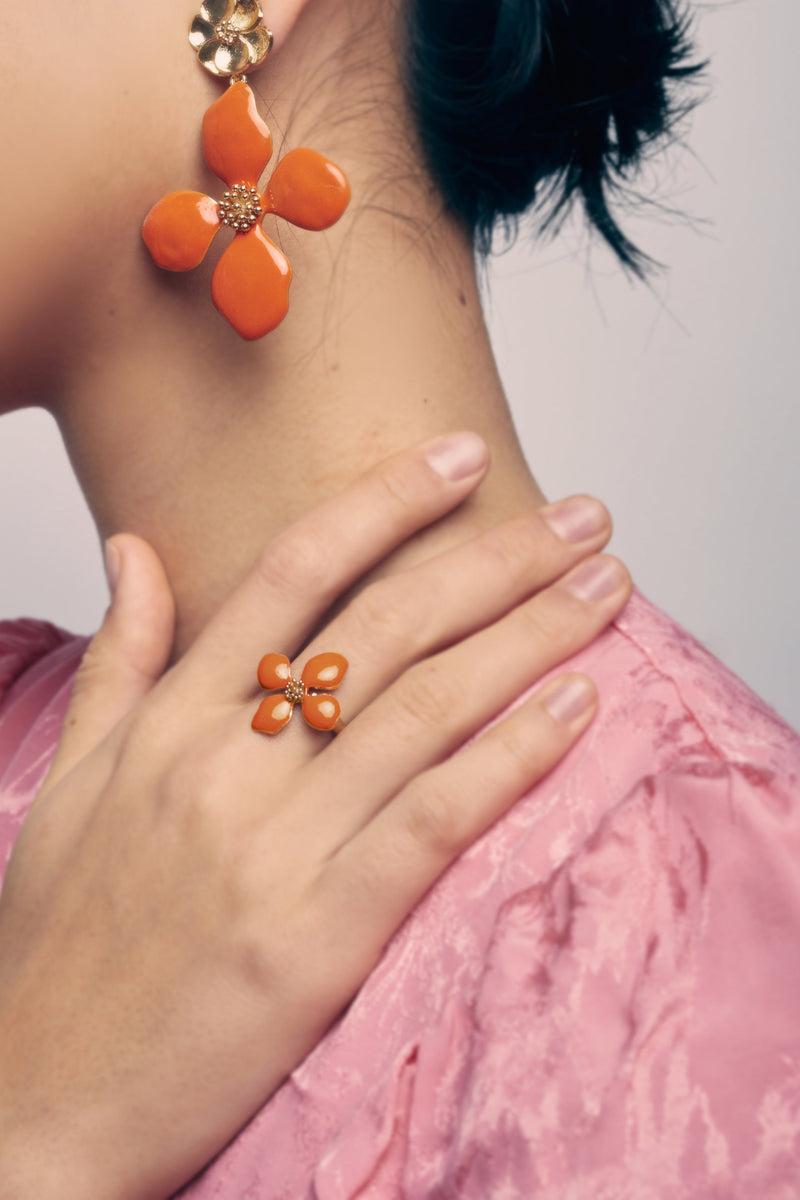 Dolores Promesas Anillo Cassia Naranja