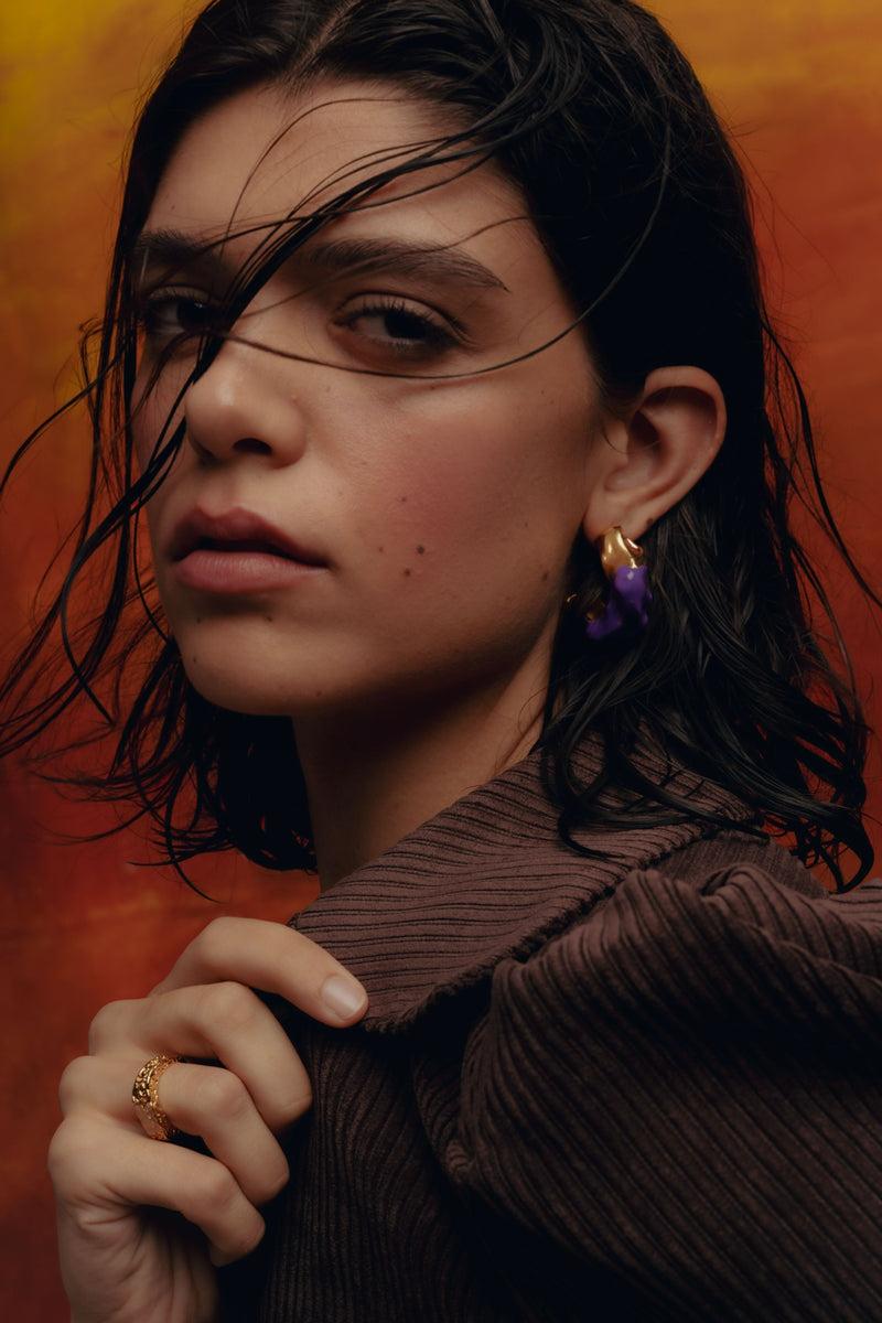 Dolores Promesas Aros Terrae Morado