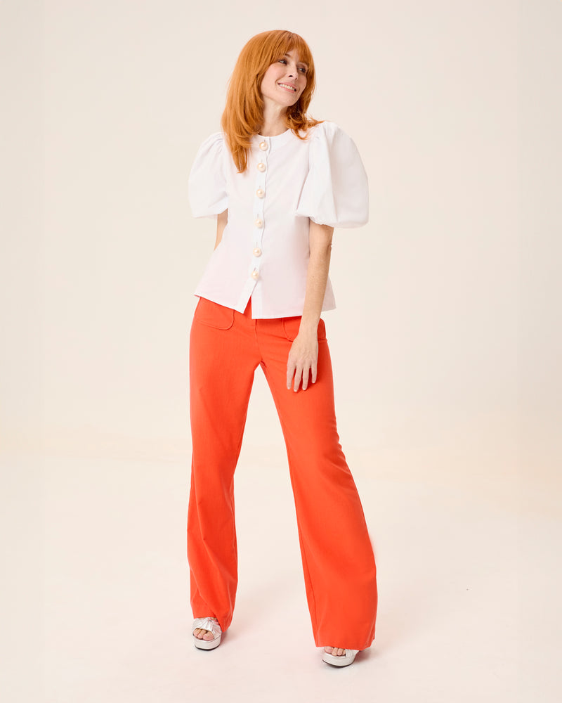 Dolores Promesas Blusa De Manga Abullonada Jane