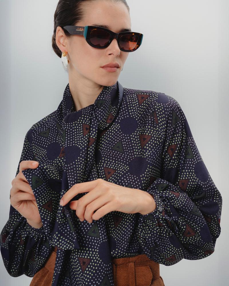 Dolores promesas Blusa manga abullonada Elisa