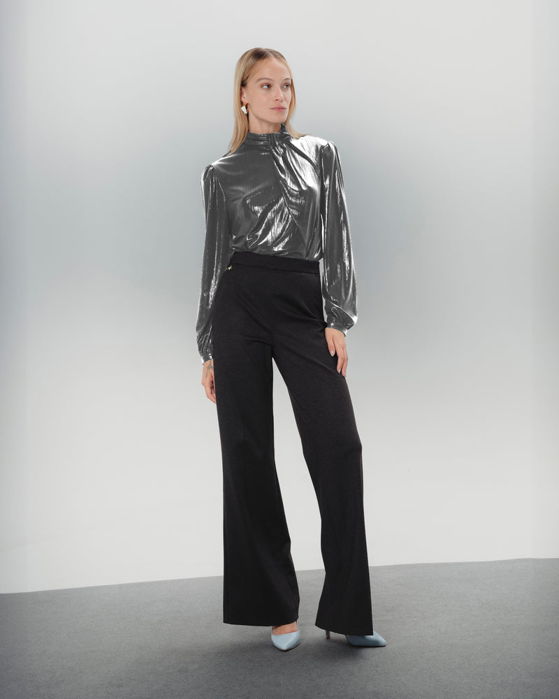 Dolores Promesas Blusa Plateada Emilia