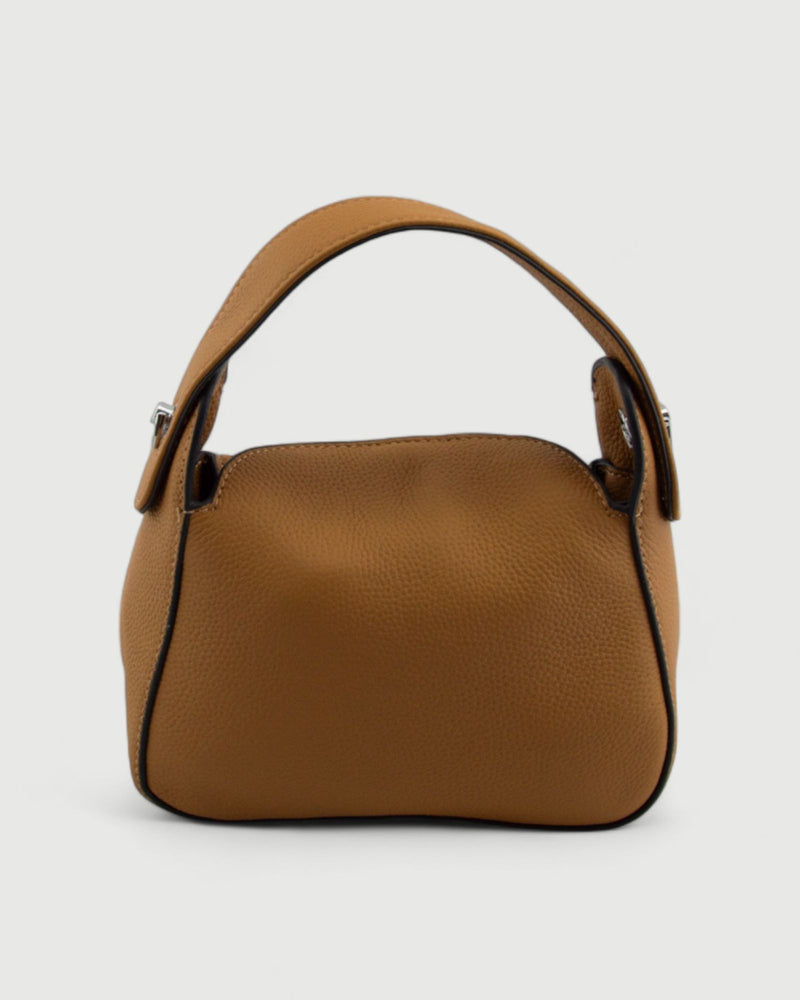 Dolores Promesas Bolso De Mano De Piel Vivaz Camel