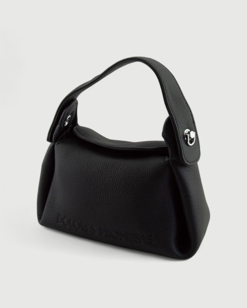 Dolores promesas Bolso de mano de Piel Vivaz Negro