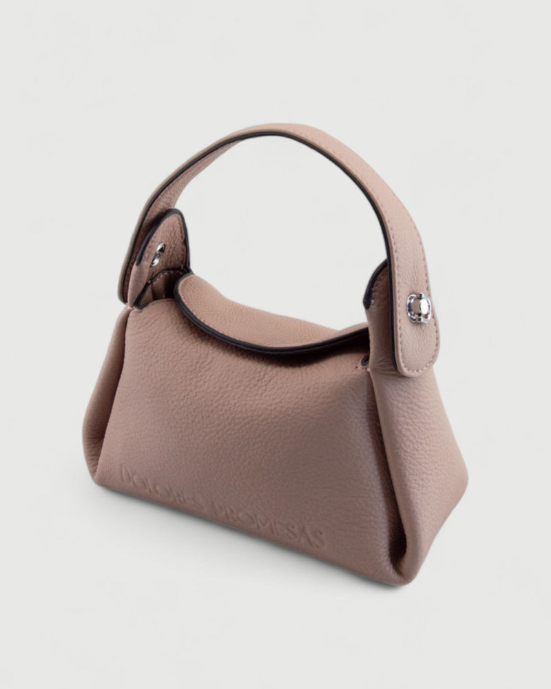 Dolores promesas Bolso de mano de Piel Vivaz Nude