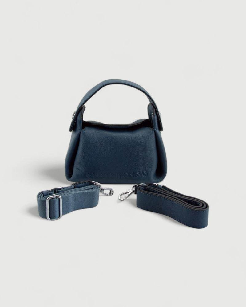 Dolores Promesas Bolso De Mano De Piel Vivaz Sky