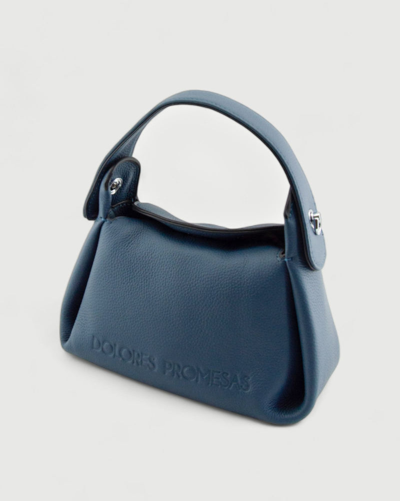 Dolores promesas Bolso de mano de Piel Vivaz Sky