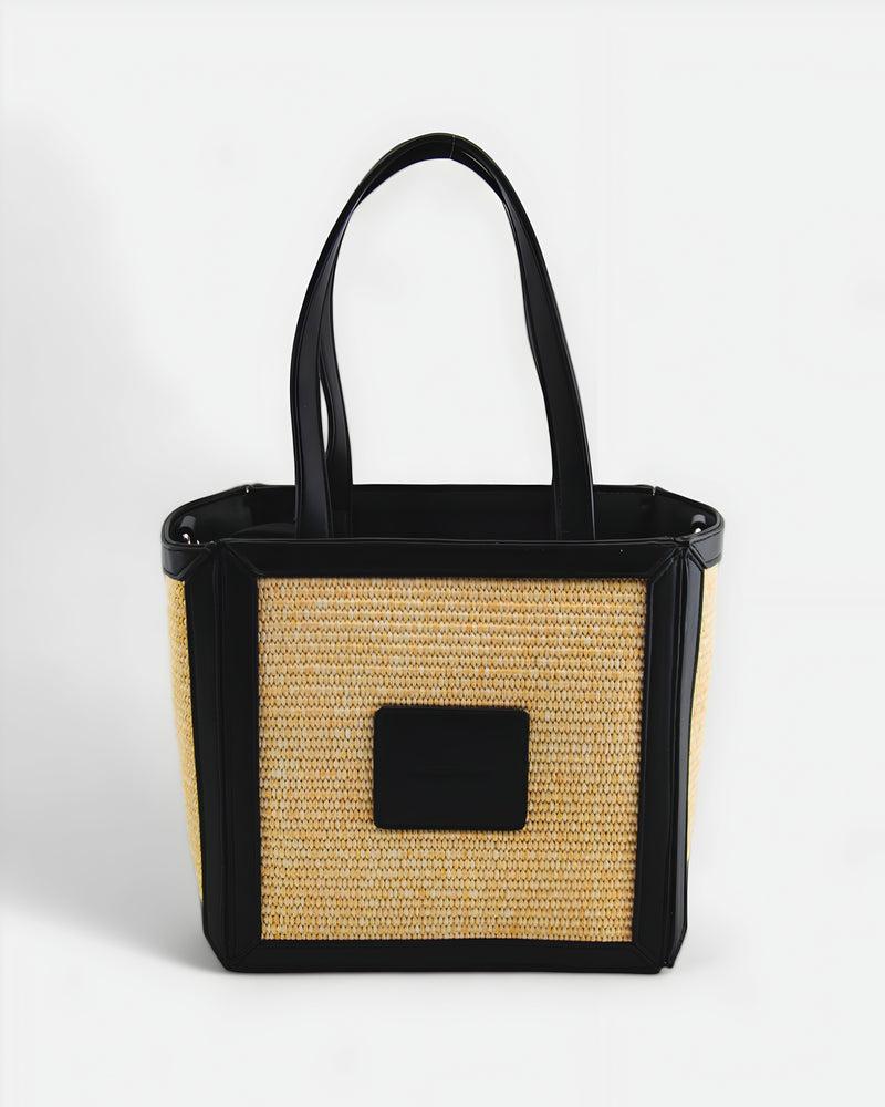 Dolores Promesas Bolso De Rafia Astuta Natural