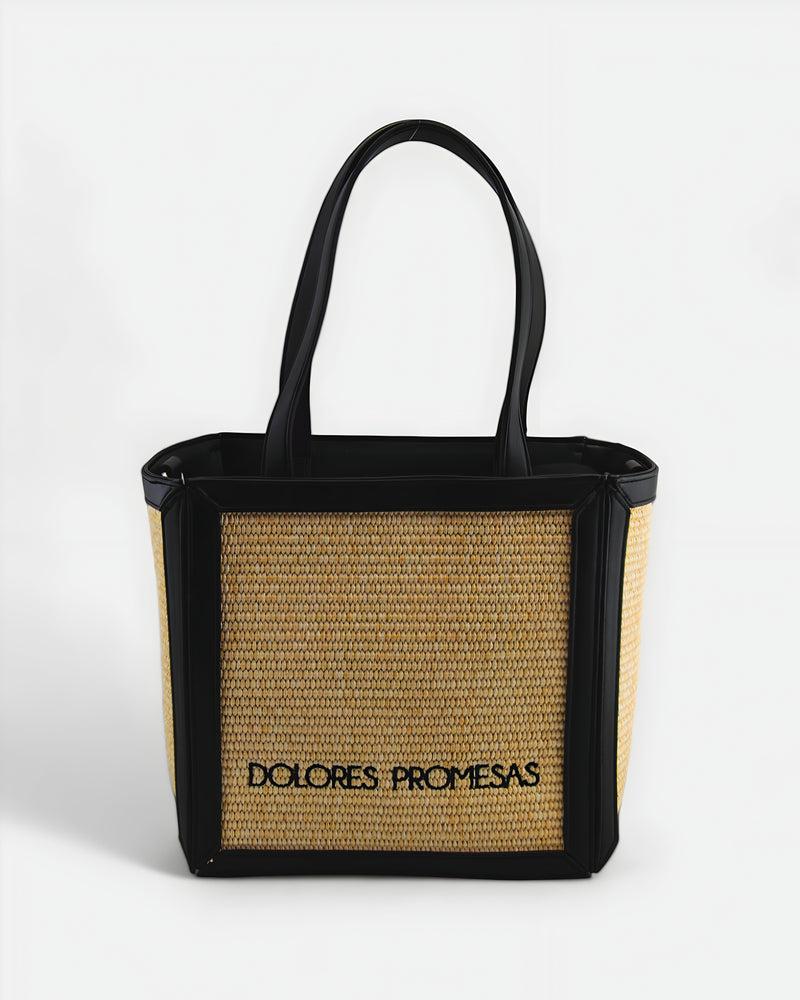 Dolores Promesas Bolso De Rafia Astuta Natural
