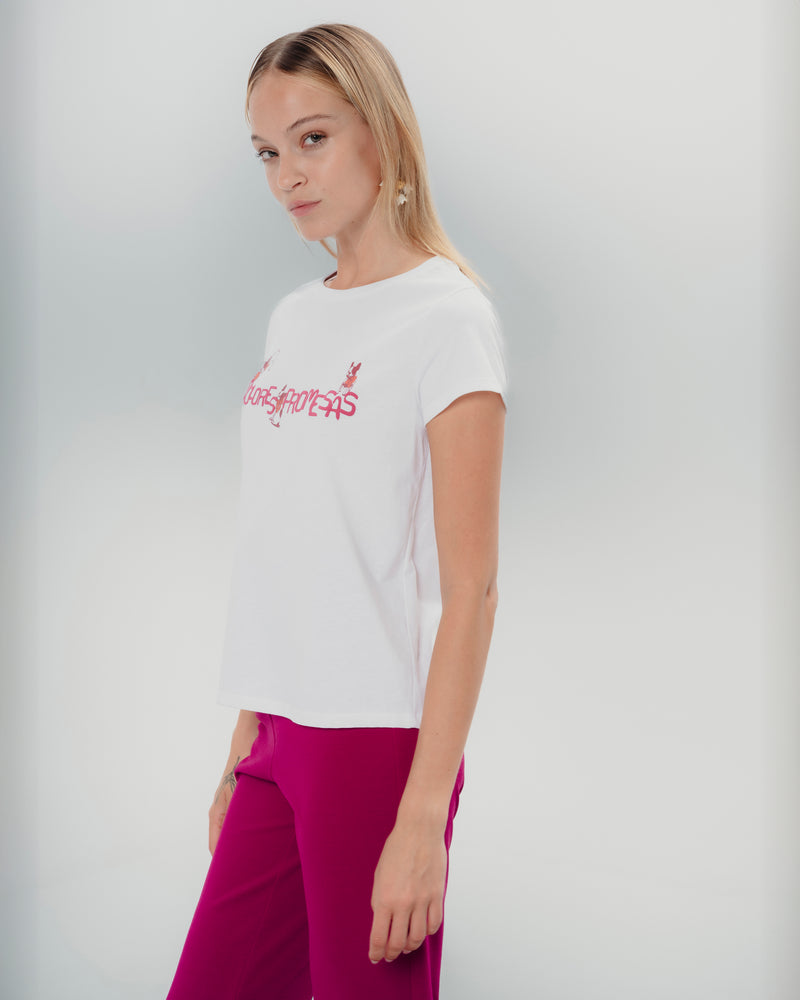 Dolores Promesas Camiseta Blanca Dolores Y Tula