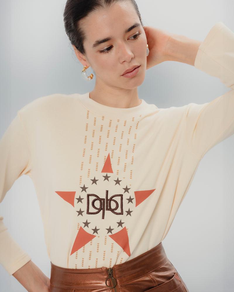 Dolores Promesas Camiseta Crema Estrella
