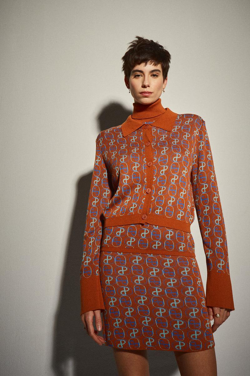 Dolores Promesas Chaqueta Punto Marrón