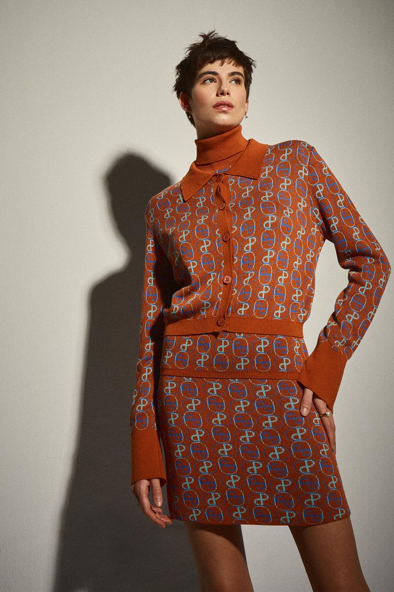 Dolores promesas Chaqueta Punto Marrón