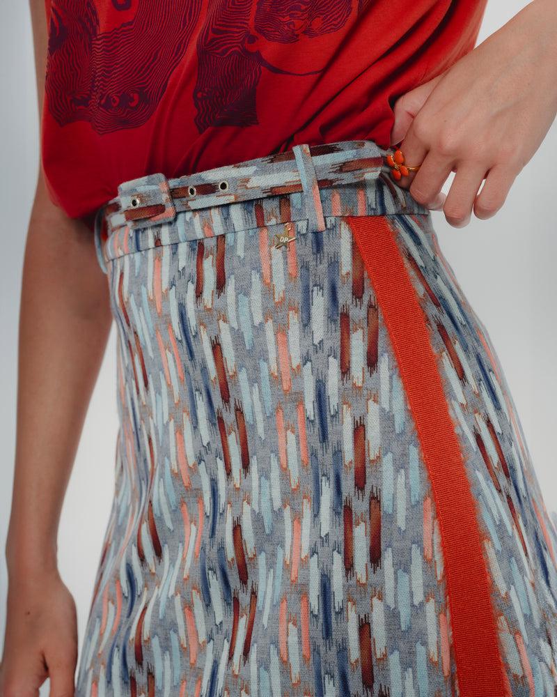 Dolores Promesas Falda Midi Vuelo Carolina