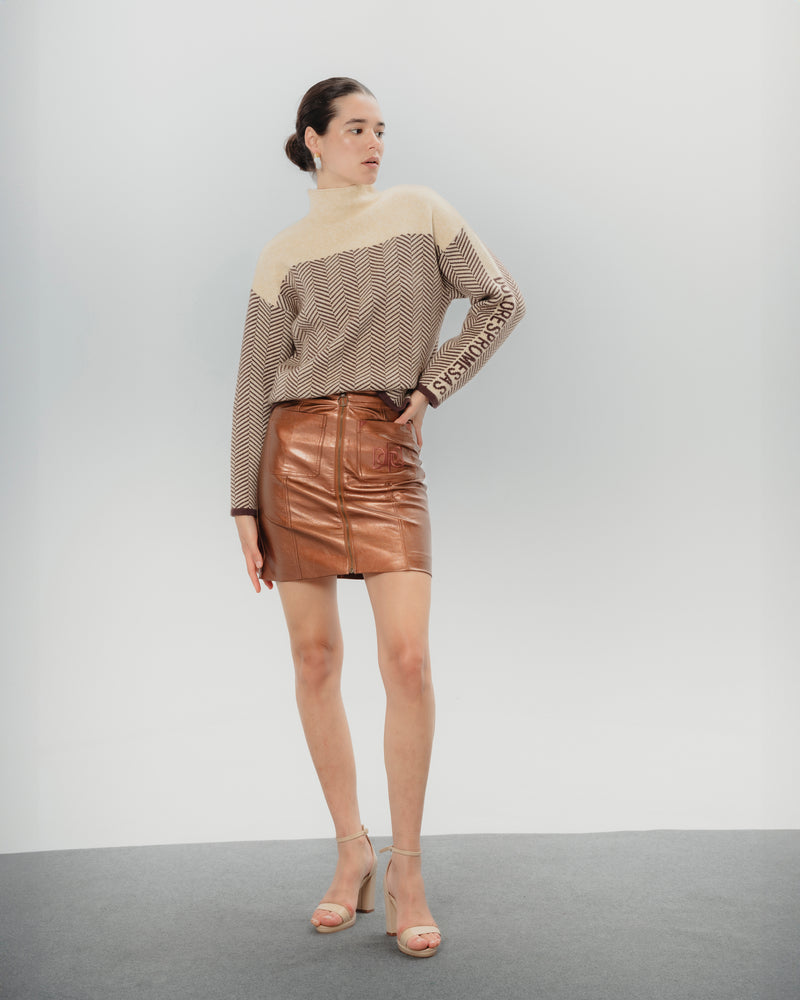 Dolores promesas Falda mini metalizada Bella