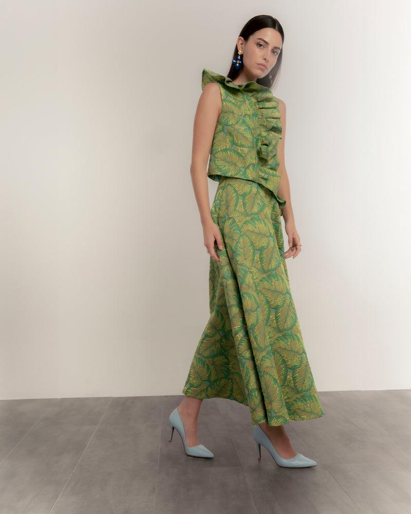 Dolores Promesas Falda Tropical Verde