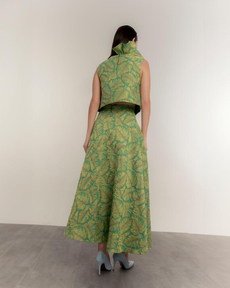 Dolores Promesas Falda Tropical Verde