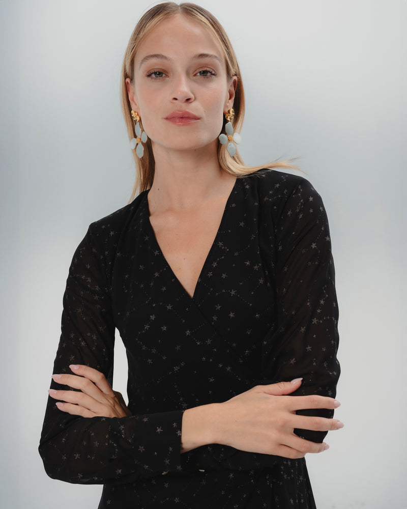 Dolores Promesas Mini Vestido Negro Carla