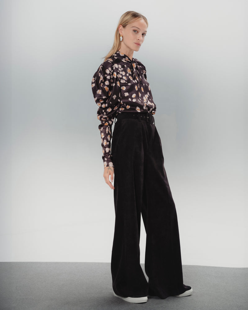 Dolores Promesas Pantalón Ancho Pinzas Mujer