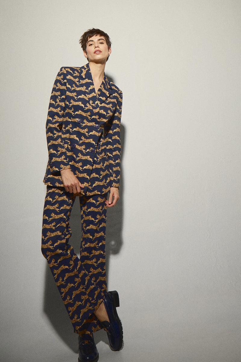 Dolores Promesas Pantalón Azul Marino Lince