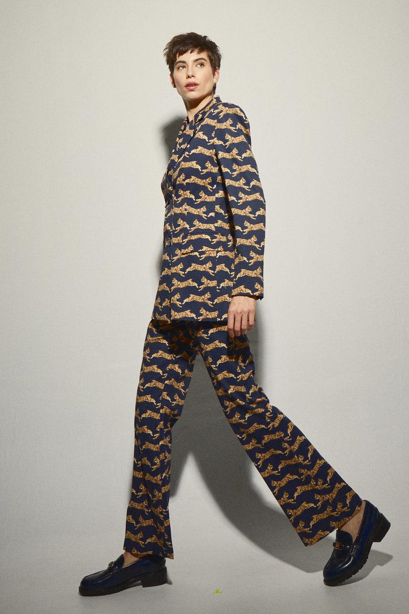 Dolores Promesas Pantalón Azul Marino Lince