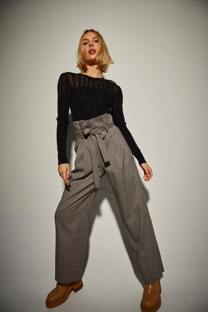 Dolores promesas Pantalón Baggy Gris