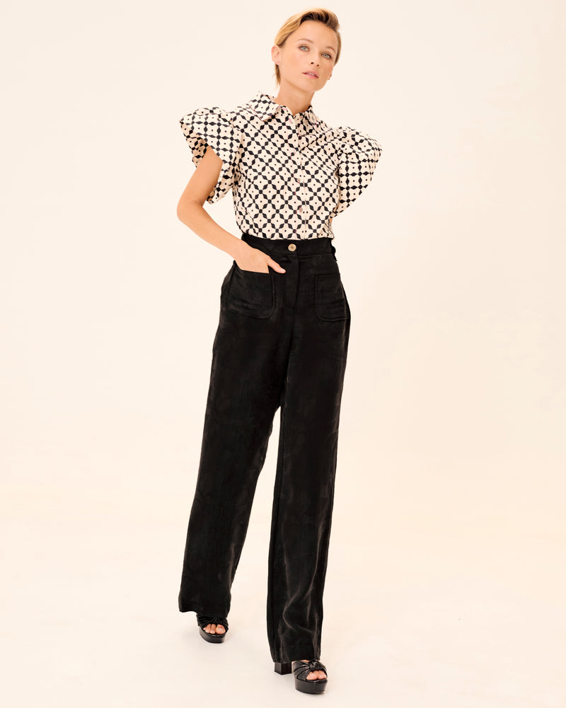 Dolores promesas Pantalón de vestir Negro Rosi