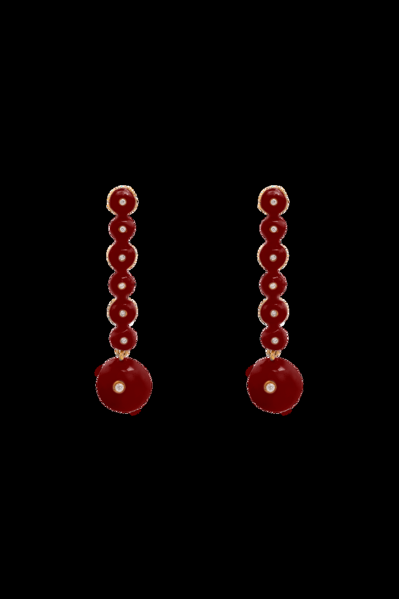 Dolores Promesas Pendientes Hibiscus Granate