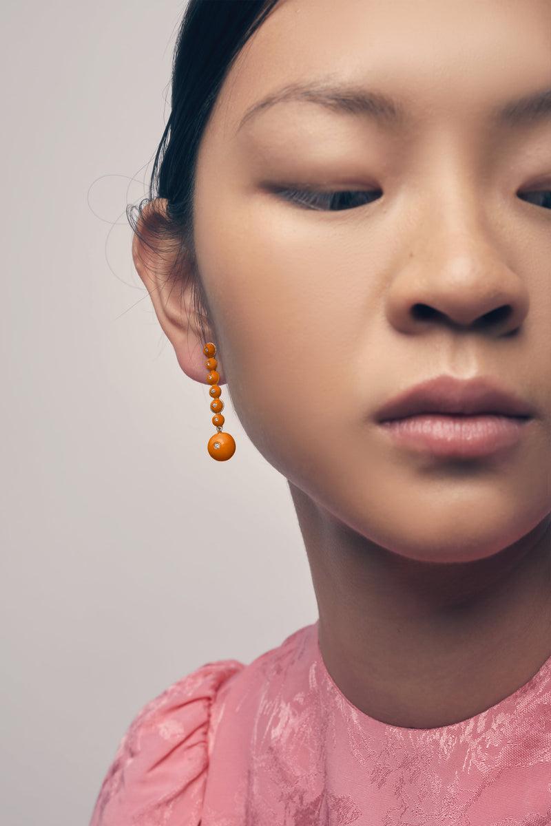 Dolores Promesas Pendientes Hibiscus Naranja