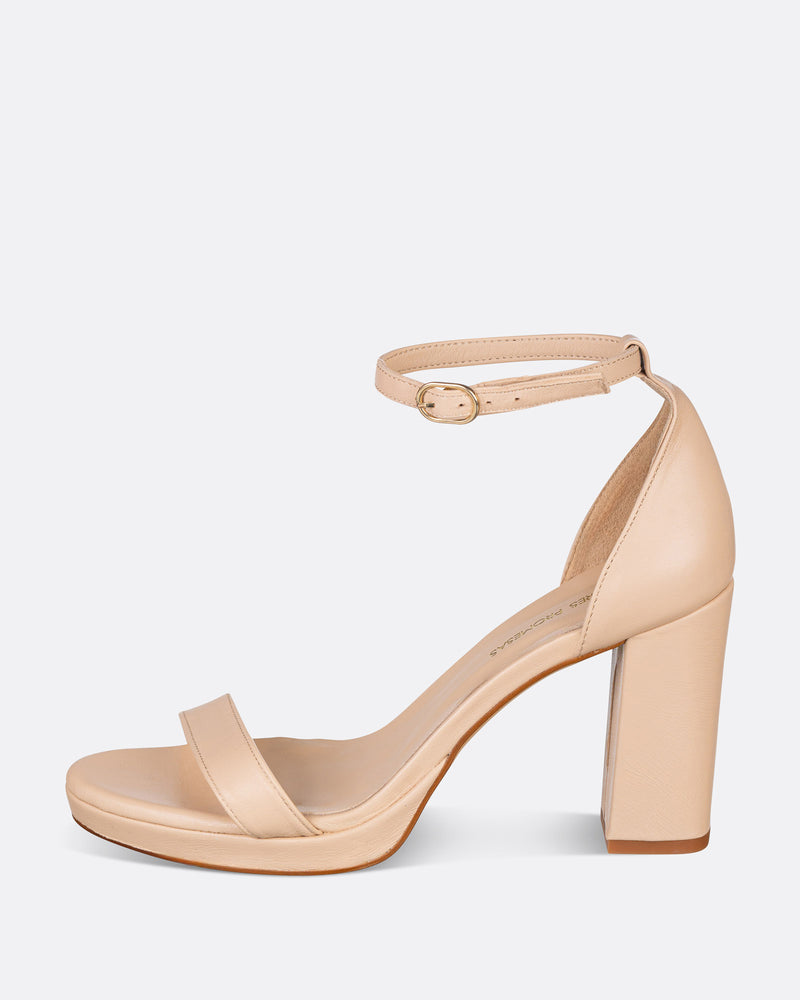 Dolores promesas Sandalia Tacón Nude Baila