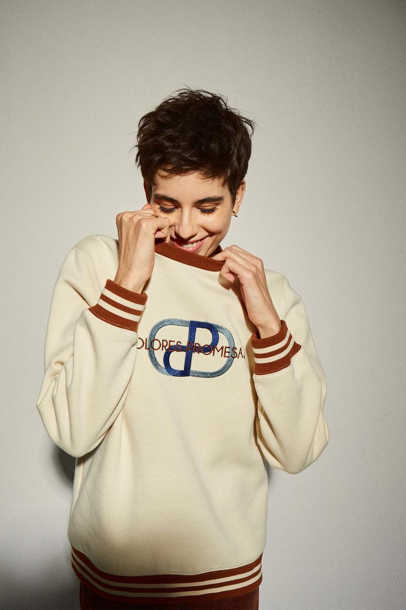Dolores Promesas Sudadera Beige Dolores Promesas