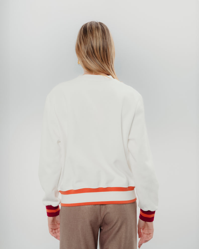 Dolores Promesas Sudadera Blanca Diana Multicolor