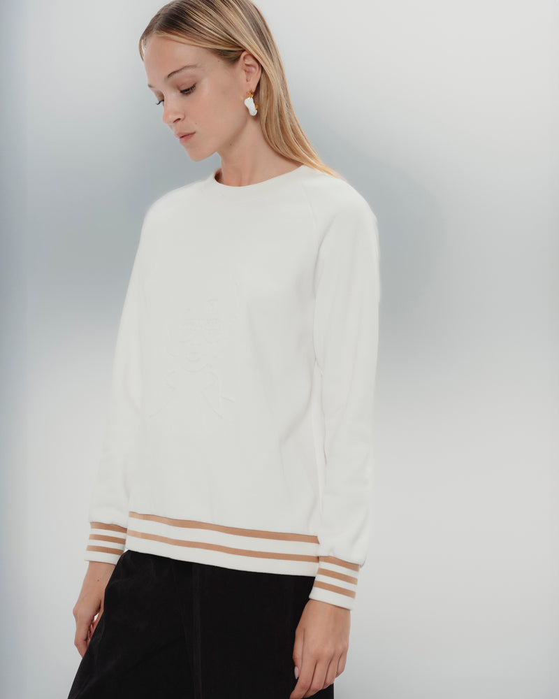 Dolores Promesas Sudadera Blanca Promesas