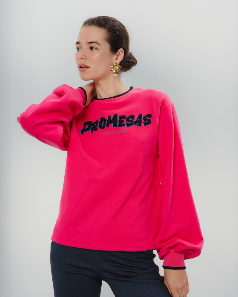 Dolores promesas Sudadera Fucsia Ahora o Nunca
