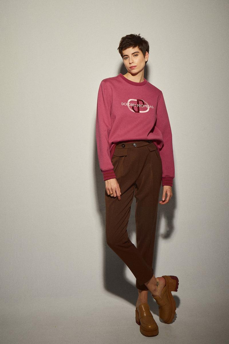 Dolores Promesas Sudadera Granate Dolores Promesas