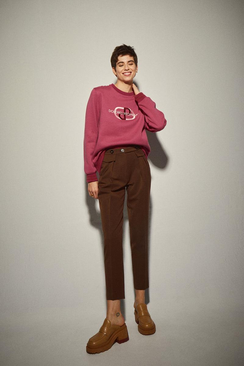 Dolores Promesas Sudadera Granate Dolores Promesas