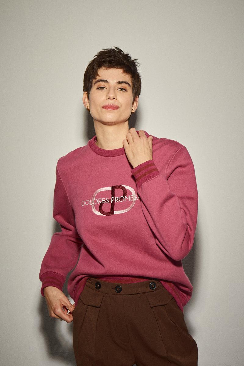Dolores promesas Sudadera Granate Dolores Promesas