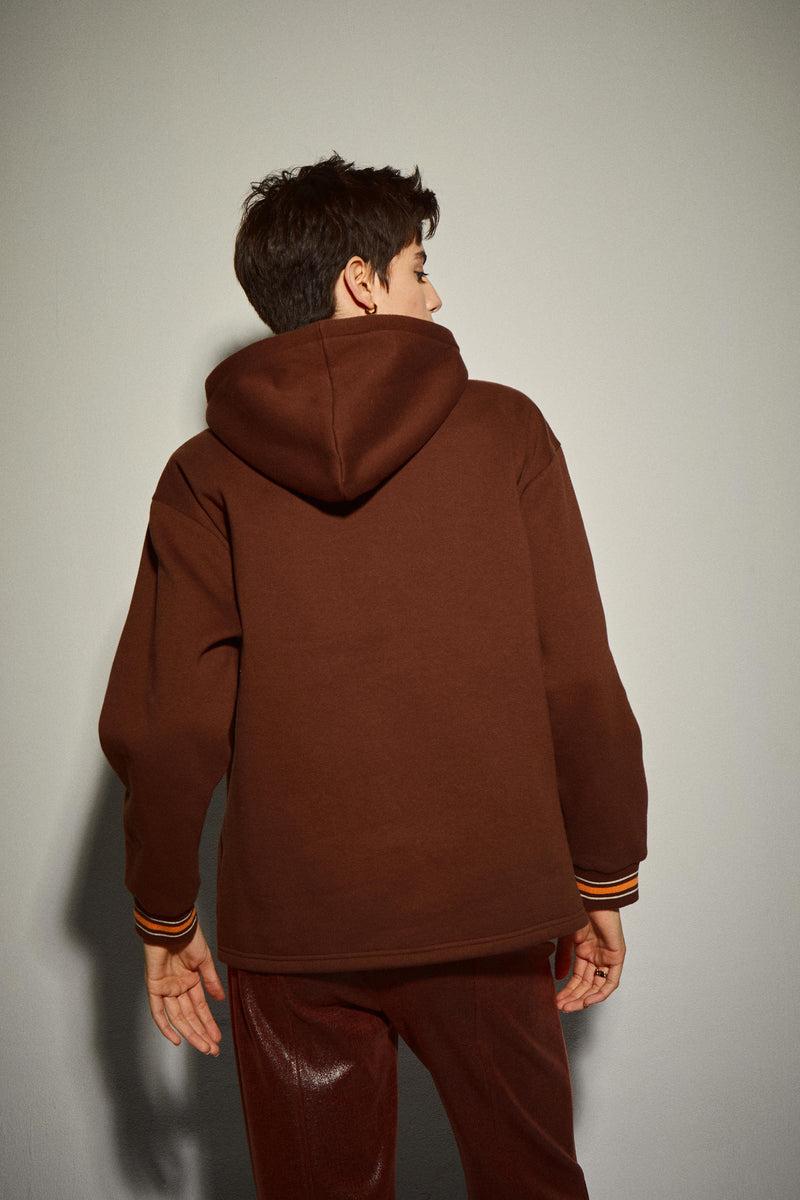 Dolores Promesas Sudadera Marrón Promesas