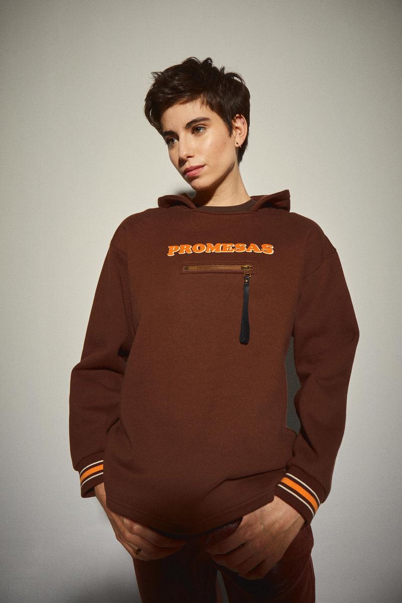 Dolores promesas Sudadera Marrón Promesas