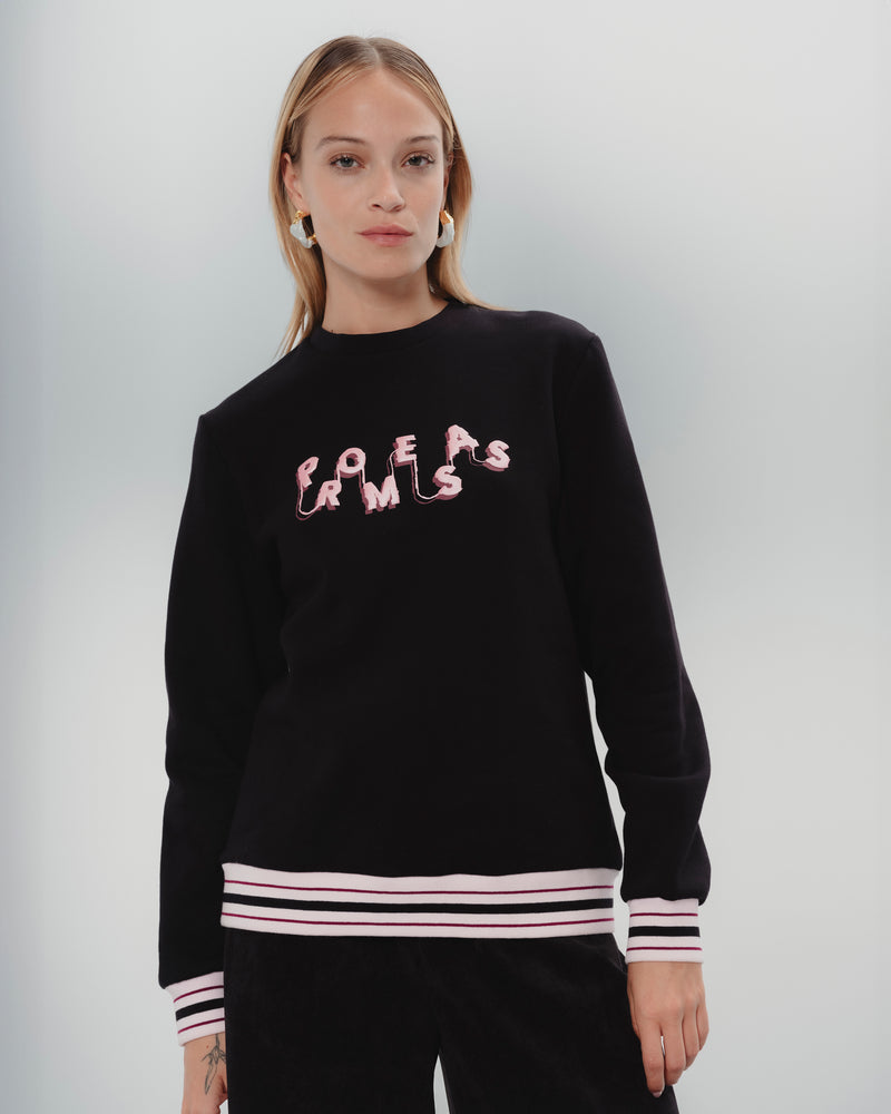 Dolores promesas Sudadera Negra Soñadora